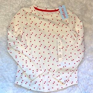 Cat & Jack hearts long sleeve